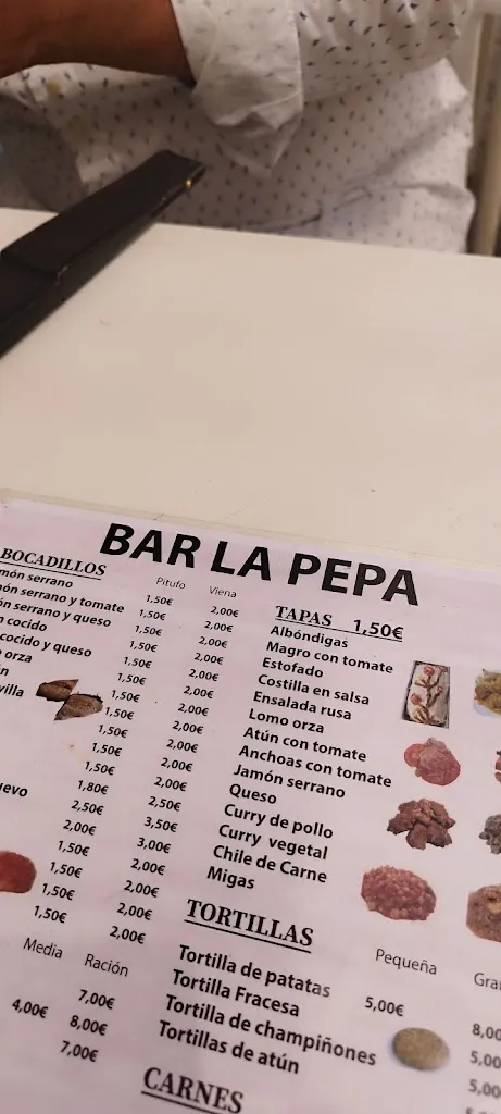 Menu_Bar Pepa _Comares_image_4