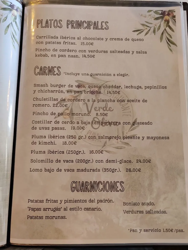 Menu_Hotel-Restaurante Verde Oliva_Comares_image_2