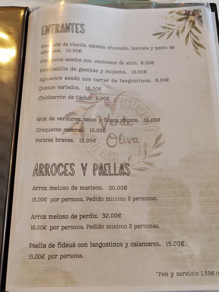 Menu_Hotel-Restaurante Verde Oliva_Comares_image_3
