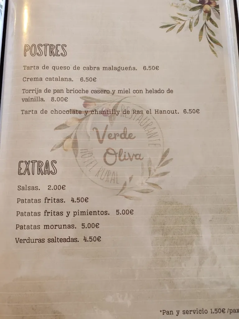 Menu_Hotel-Restaurante Verde Oliva_Comares_image_4