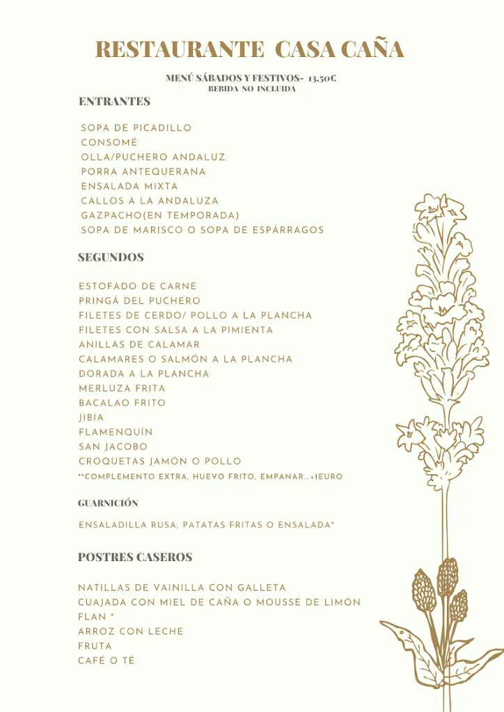 Menu_Restaurante Casa Caña_Casabermeja_immagine_1