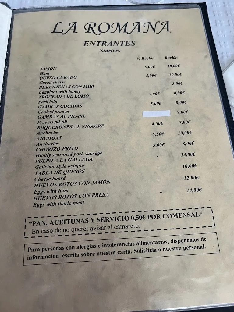 Menu_Restaurante La Romana_Casabermeja_image_3