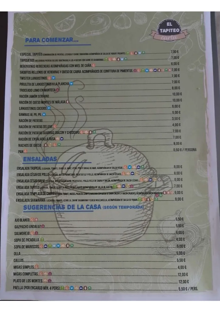 Menu_Bar El Tapitéo_Casabermeja_image_1