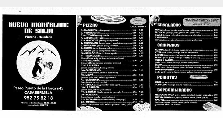 Menu_Pizzería Nuevo MontBlanc_Casabermeja_image_2