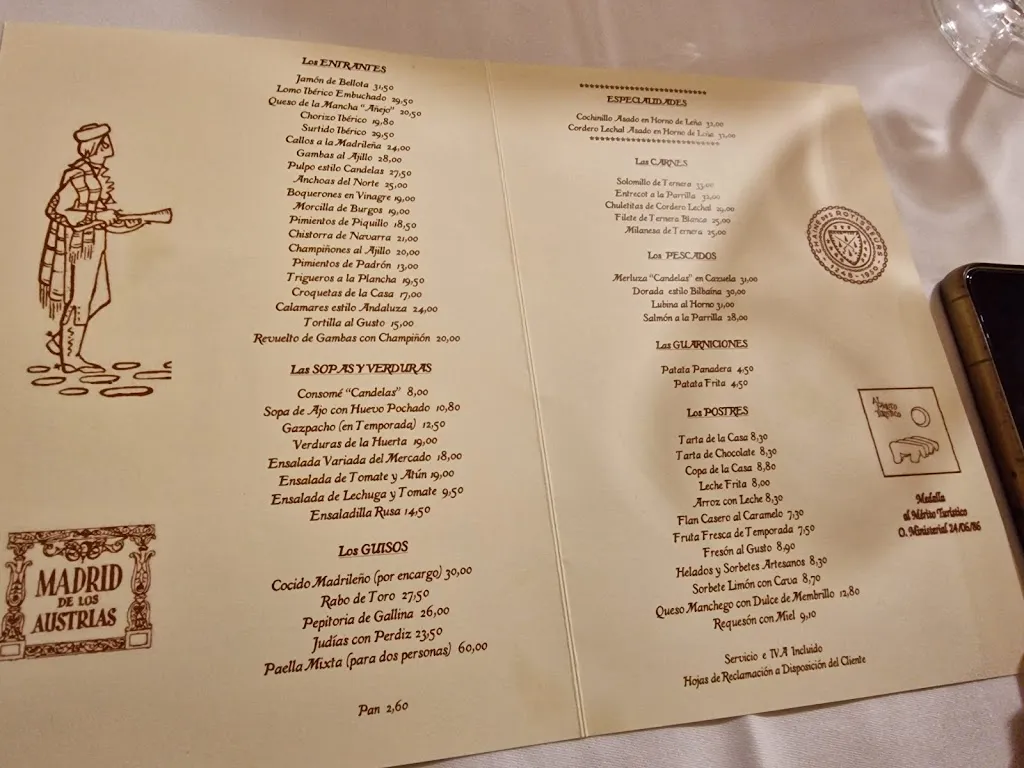 Menu_Las Cuevas de Luis Candelas · Restaurant_Cuevas Bajas_image_3