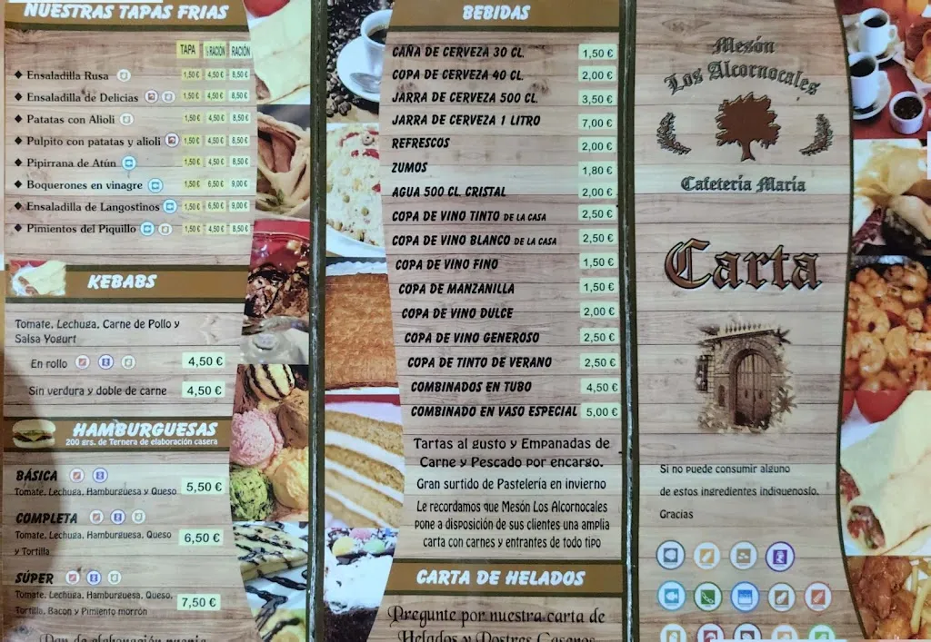 Menu_Mesón Los Alcornocales _Cortes de la Frontera_image_3