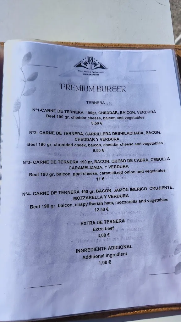 Menu_Restaurante Las Camaretas_Cortes de la Frontera_image_1