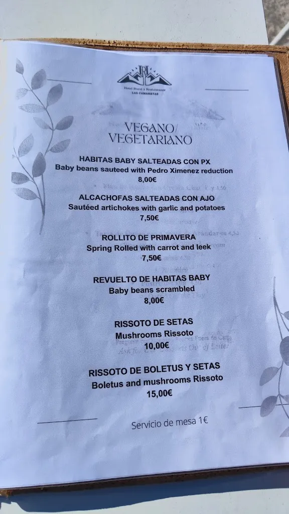 Menu_Restaurante Las Camaretas_Cortes de la Frontera_image_2