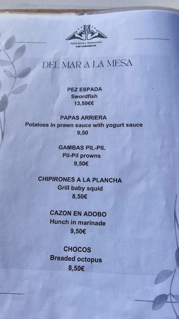 Menu_Restaurante Las Camaretas_Cortes de la Frontera_image_3