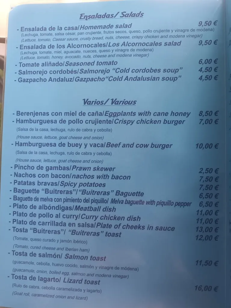 Menu_Mesón Las Flores_Cortes de la Frontera_image_1