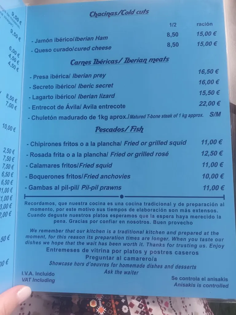 Menu_Mesón Las Flores_Cortes de la Frontera_image_4