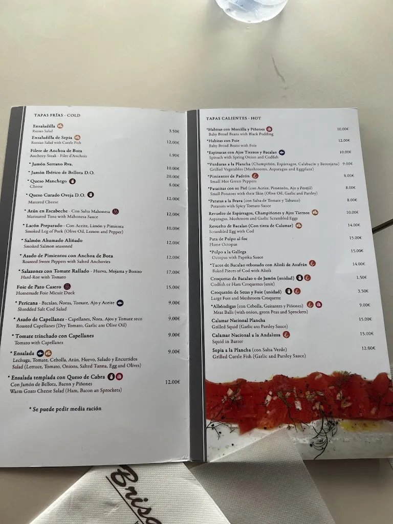 Menu_Restaurante bar Brisa_Mutxamel_immagine_1