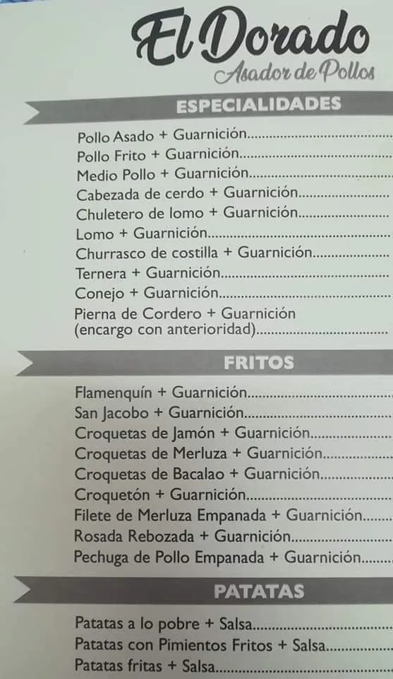 Menu_ASADOR DE POLLOS EL DORADO_Cuevas de San Marcos_image_1
