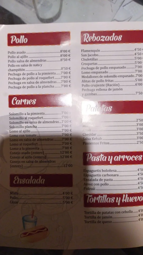 Menu_El Glotón -Asador de Pollos-_Cuevas de San Marcos_image_2