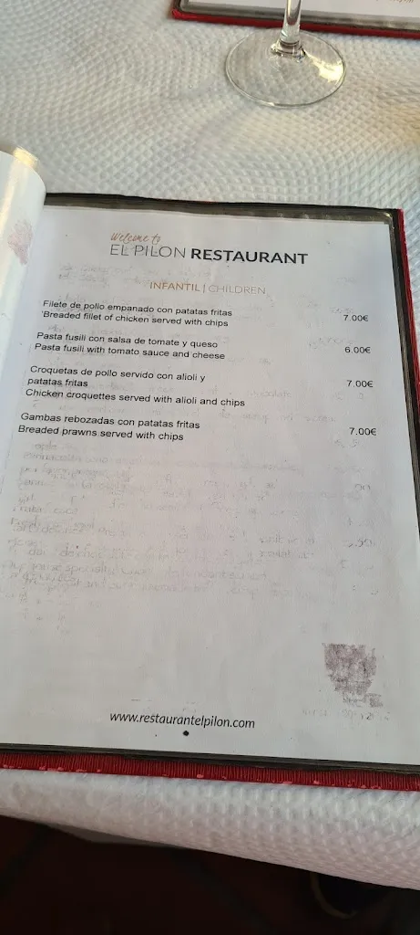 Menu_Restaurante El Pilón_Cómpeta_immagine_2
