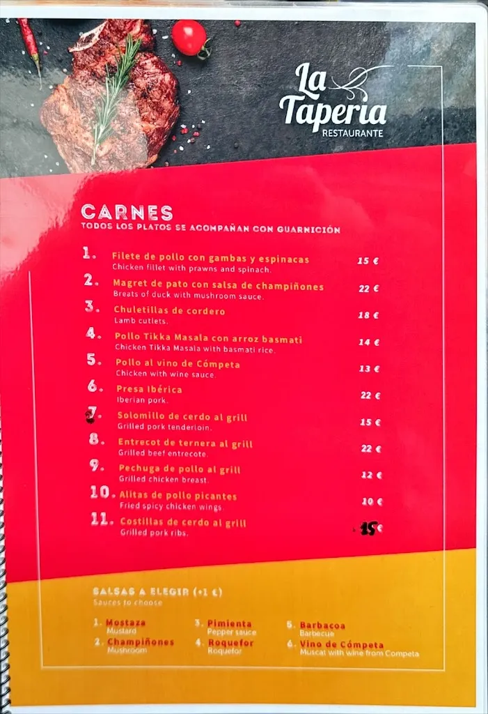 Menu_La Tapería_Cómpeta_image_1