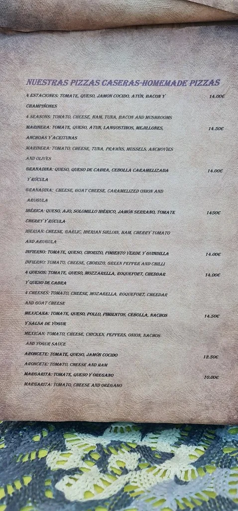 Menu_Restaurante Siddhartha on the Rock_Cómpeta_image_2