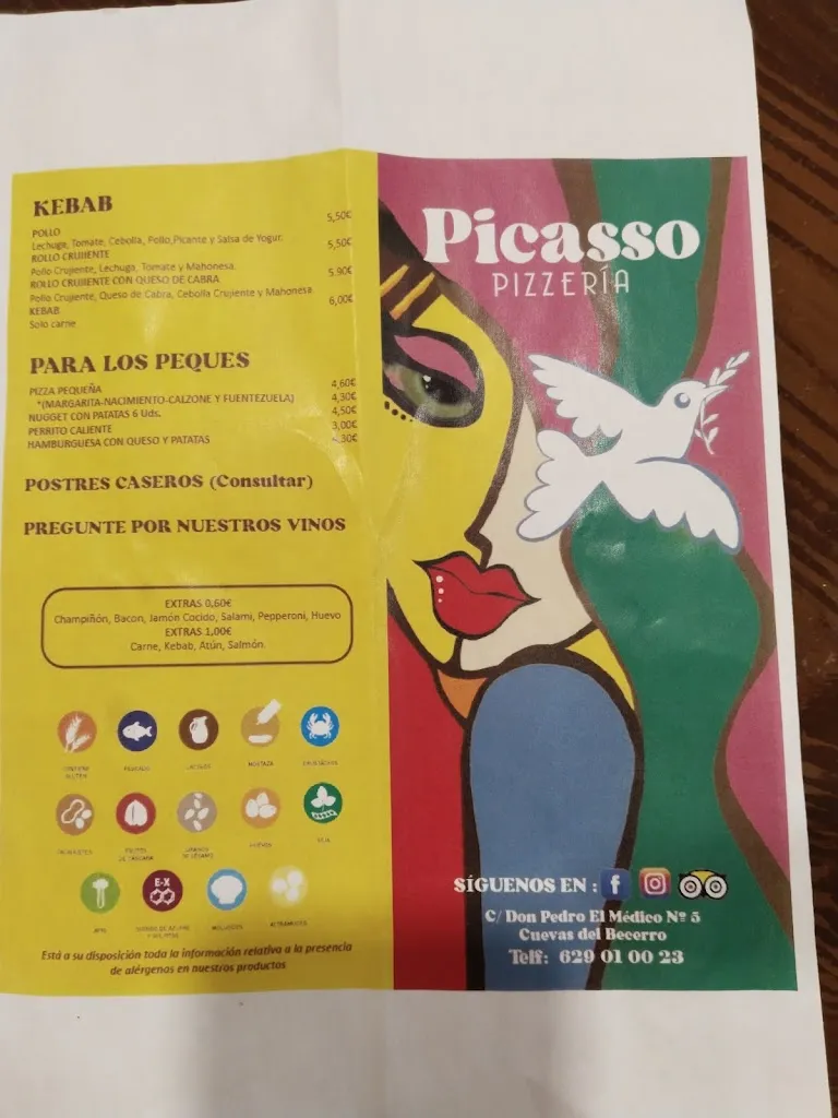 Menu_Pizzeria Picasso_Cuevas del Becerro_image_2