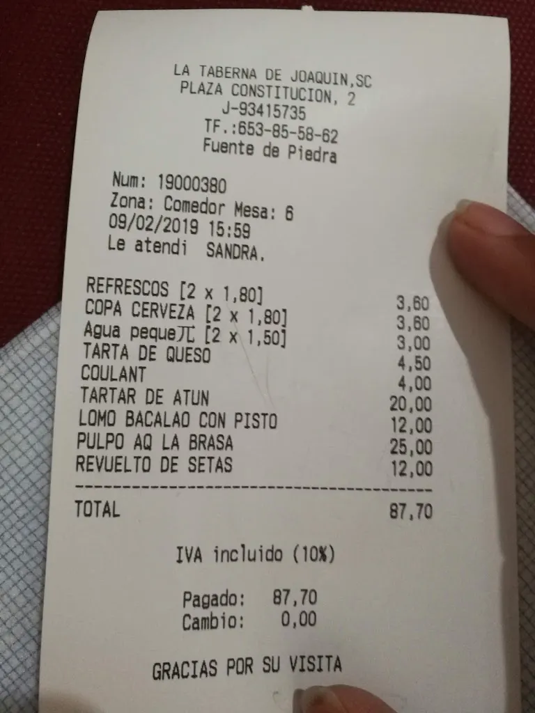 Maryam Vaziri_La Taberna de Joaquín_Fuente de Piedra_review