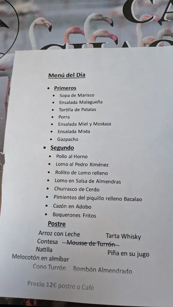 Menu_Restaurante Casa Chaquetas_Fuente de Piedra_image_1