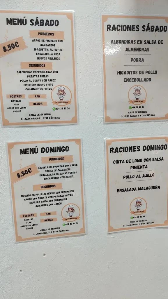 Menu_LA COCINA DE DESI_Cártama_immagine_1