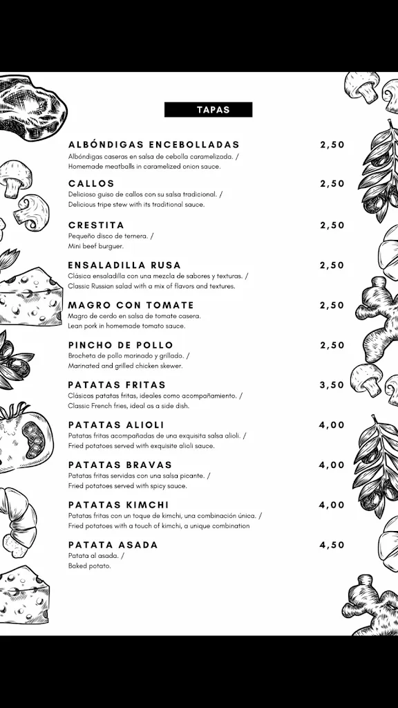 Menu_Boca a Boca_Cártama_immagine_3