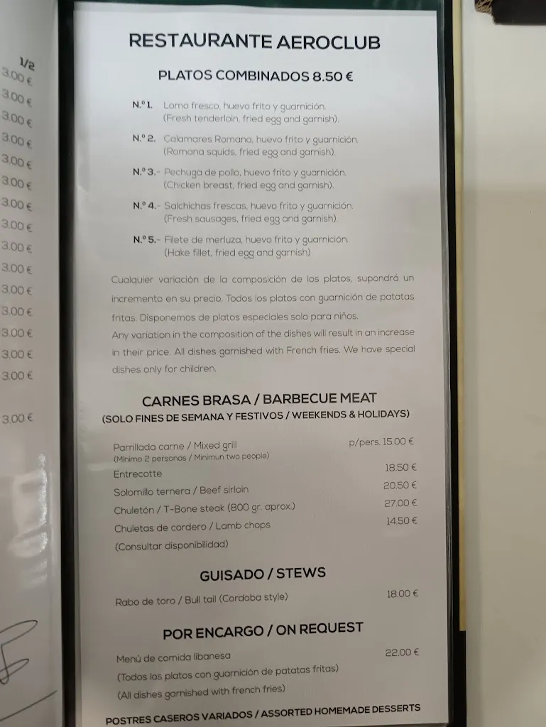 Menu_Bar Restaurante Aeroclub Mutxamel_Mutxamel_image_3