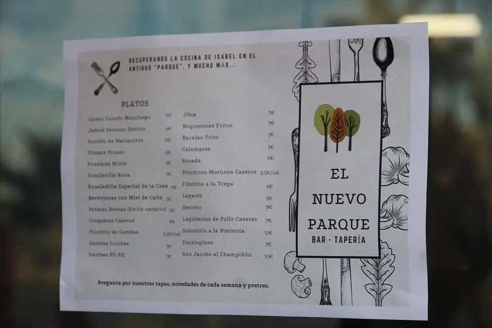 Menu_Cafeteria nuevo Parque, Cartama_Cártama_image_2