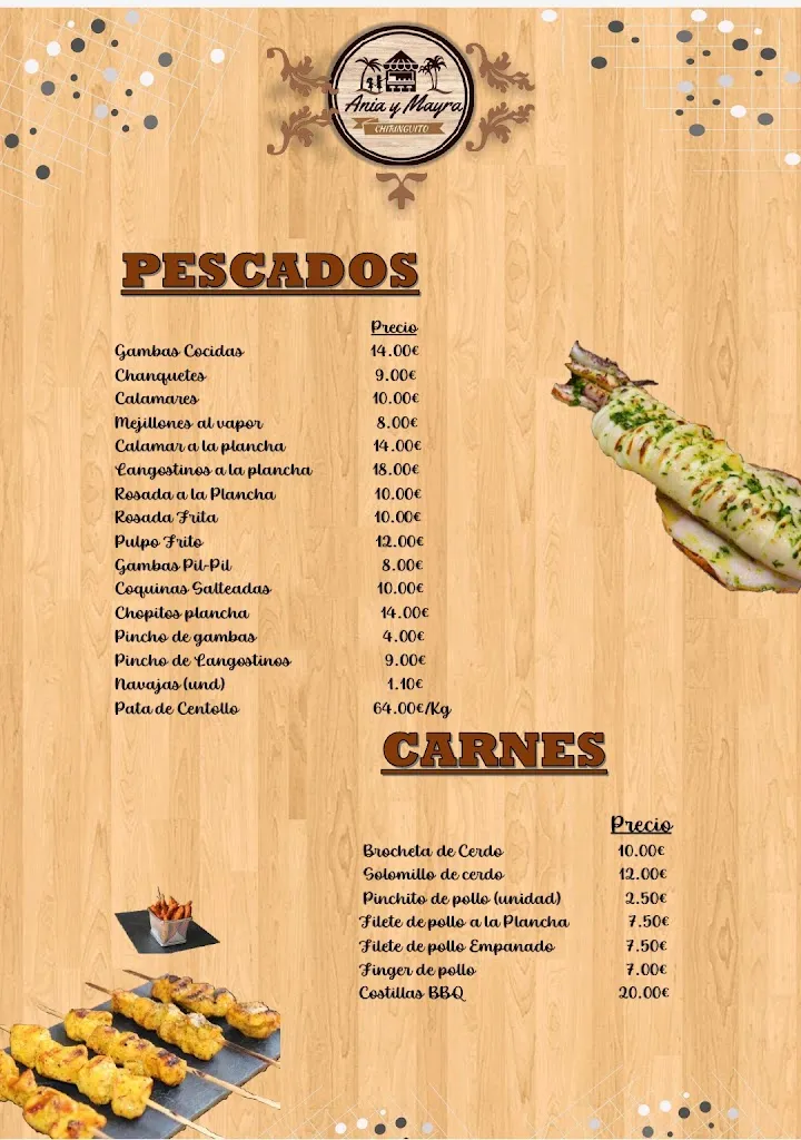 Menu_Chiringuito Ania & Mayra_Cártama_image_1