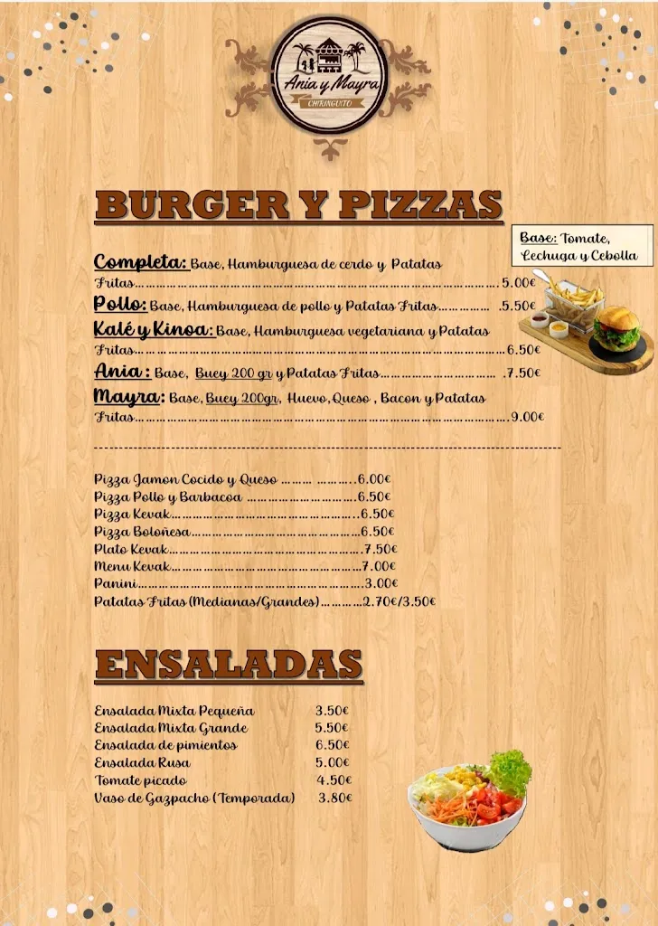 Menu_Chiringuito Ania & Mayra_Cártama_image_2