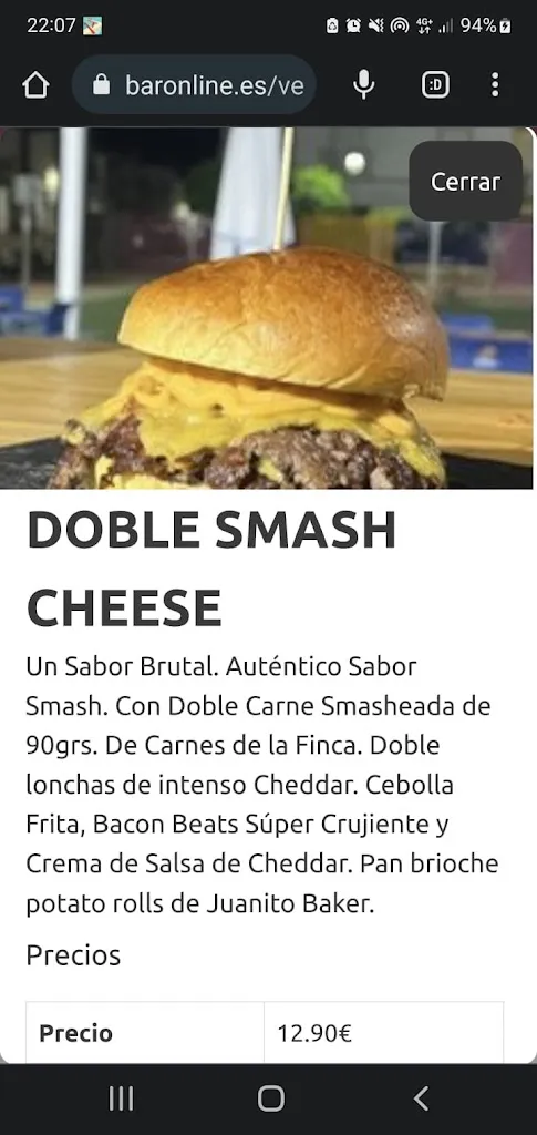 Menu_Rodeo Food Burger Cártama_Cártama_image_1