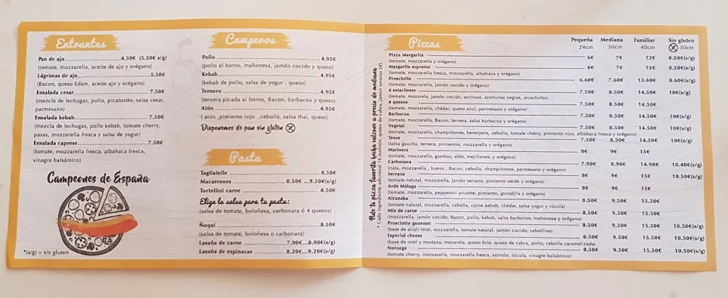 Menu_Riscaldato's Pizzerías | Cártama Estación_Cártama_image_3