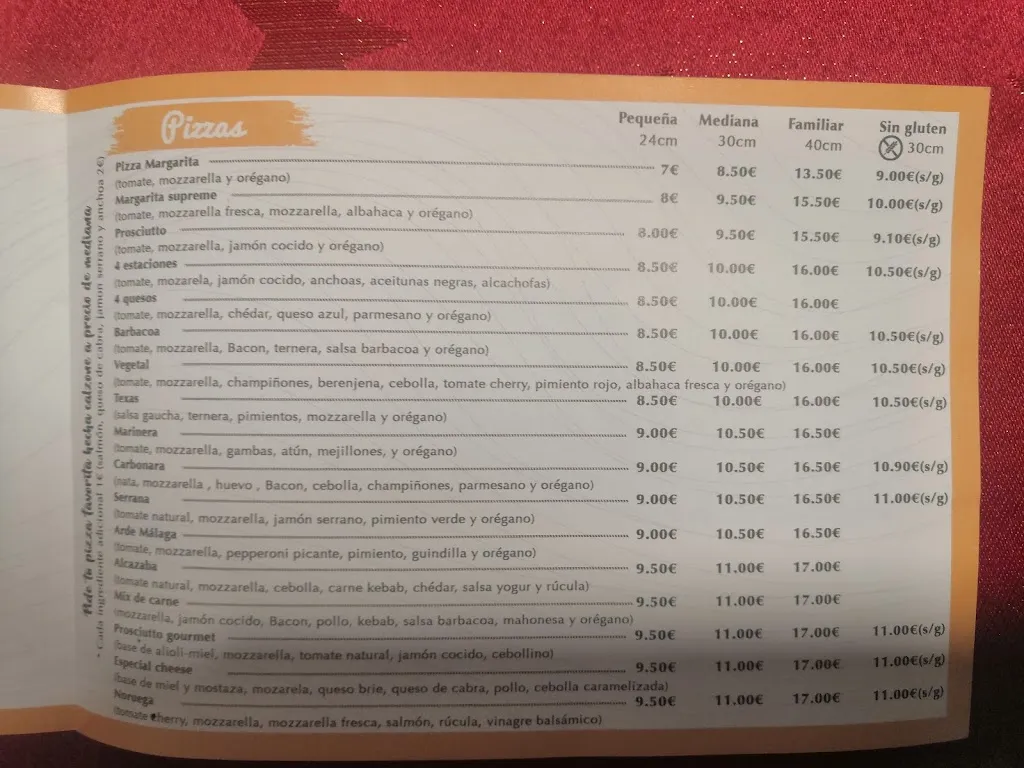 Menu_Riscaldato's Pizzerías | Cártama Estación_Cártama_image_4