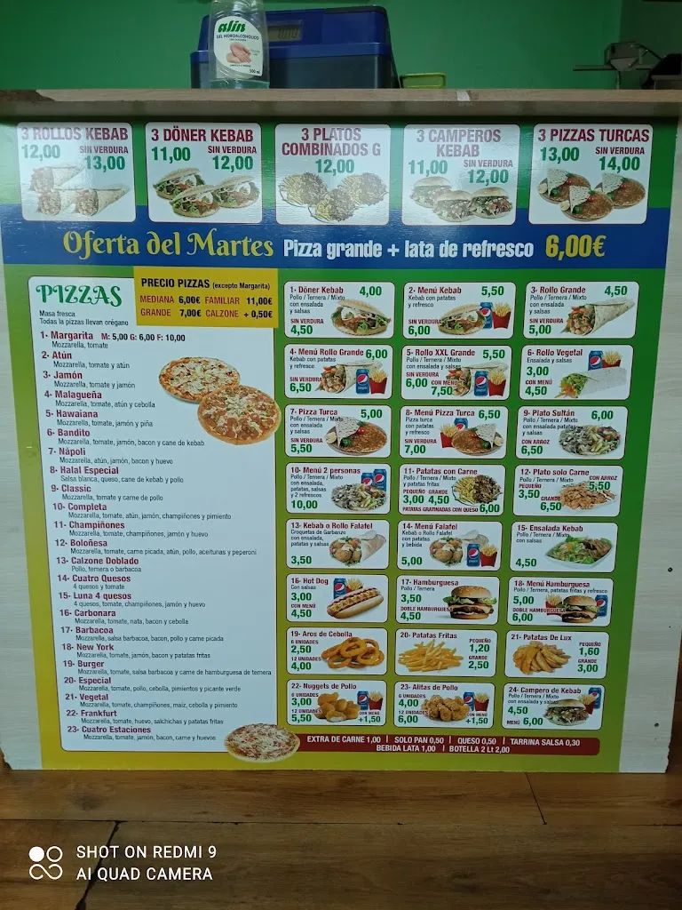 Menu_KEBAB TURKISH CÁRTAMA PUEBLO_Cártama_image_4