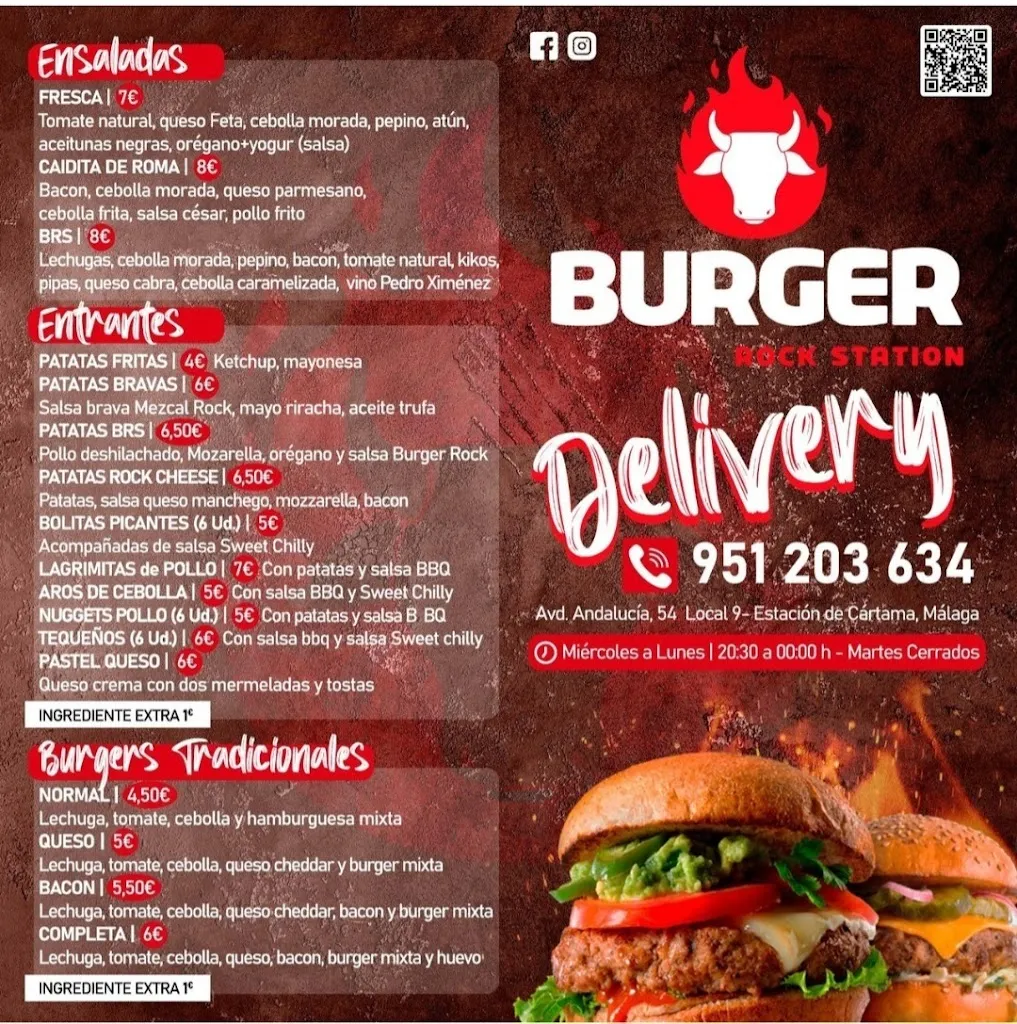 Menu_Burger Rock Station_Cártama_image_2