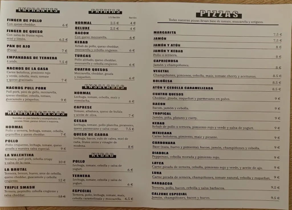 Menu_Pizzería la Valentina_Cártama_image_1