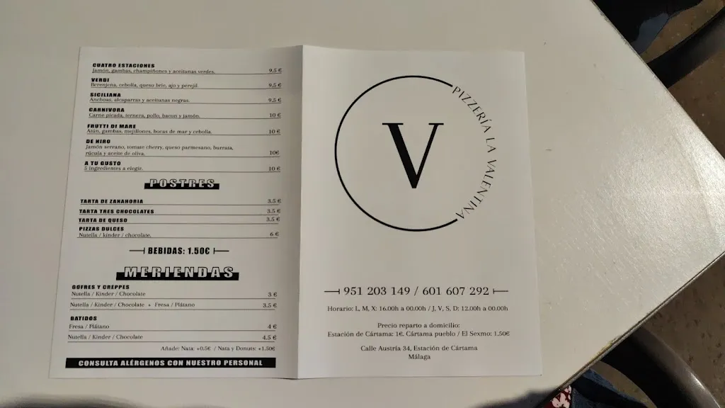 Menu_Pizzería la Valentina_Cártama_image_2