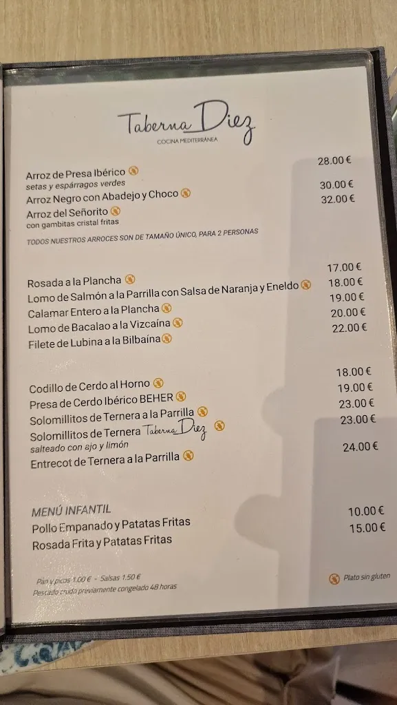 Menu_Restaurante Taberna Diez_Estepona_image_1