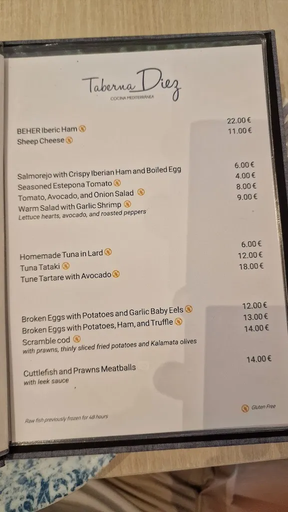 Menu_Restaurante Taberna Diez_Estepona_image_4