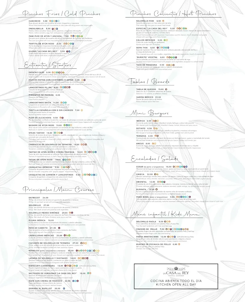 Menu_Restaurante La Casa del Rey_Estepona_image_1