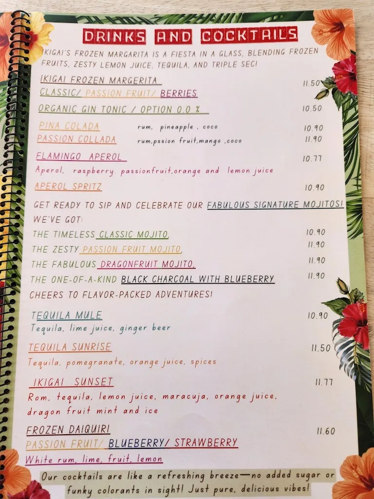 Menu_Ikigai Food for Life_Estepona_immagine_1