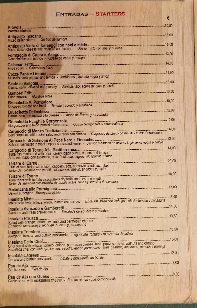 Menu_Restaurante El Rincón Toscano_Estepona_image_4