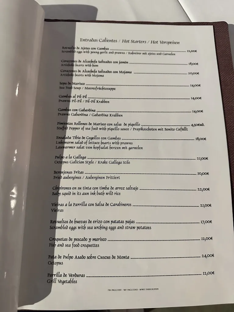 Menu_Restaurante El Pescador_Estepona_immagine_2