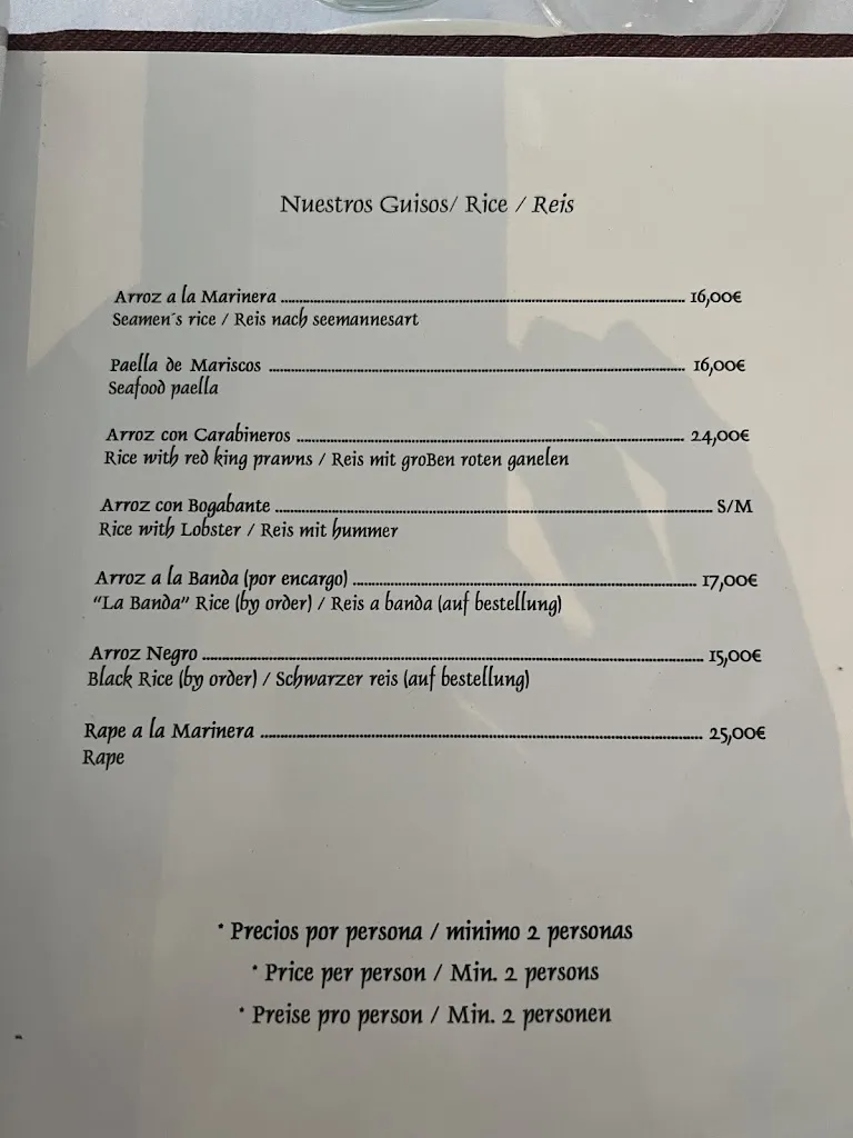 Menu_Restaurante El Pescador_Estepona_immagine_4