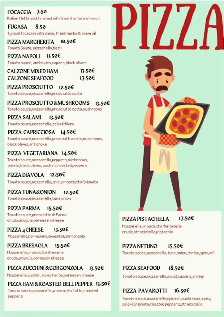 Menu_Pavarotti Italian Cuisine_Estepona_image_2