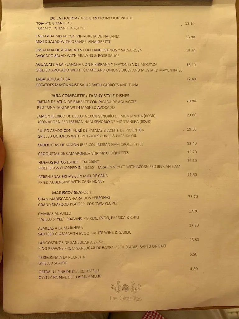 Menu_Restaurante Las Gitanillas_Estepona_image_3
