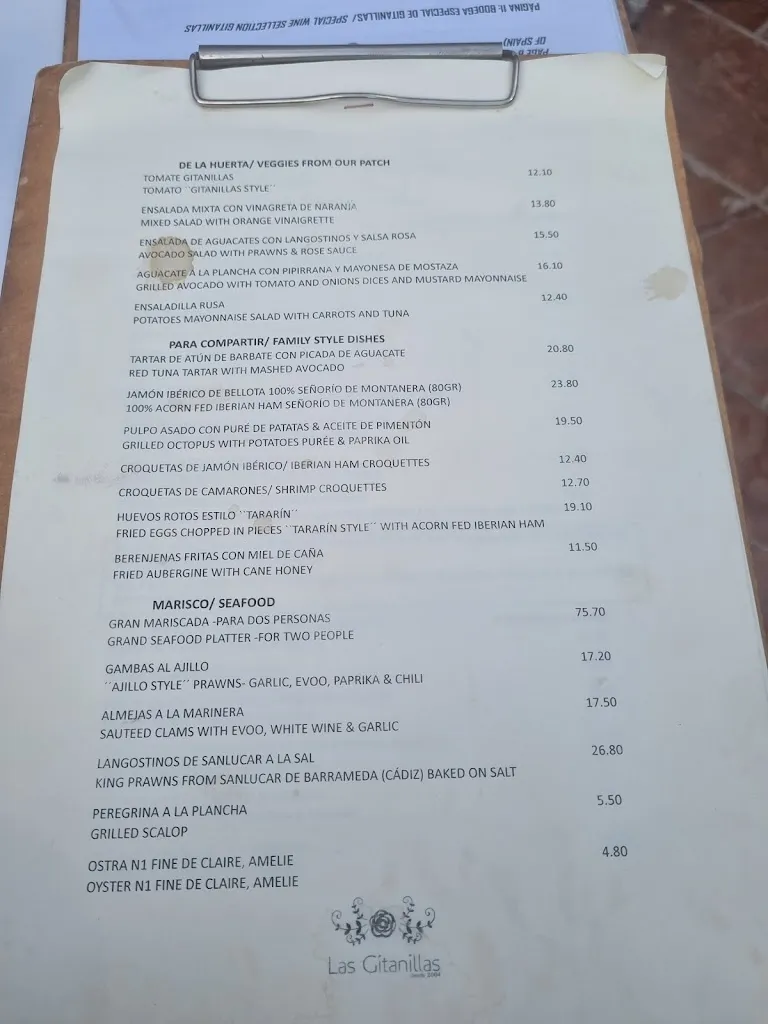 Menu_Restaurante Las Gitanillas_Estepona_image_4