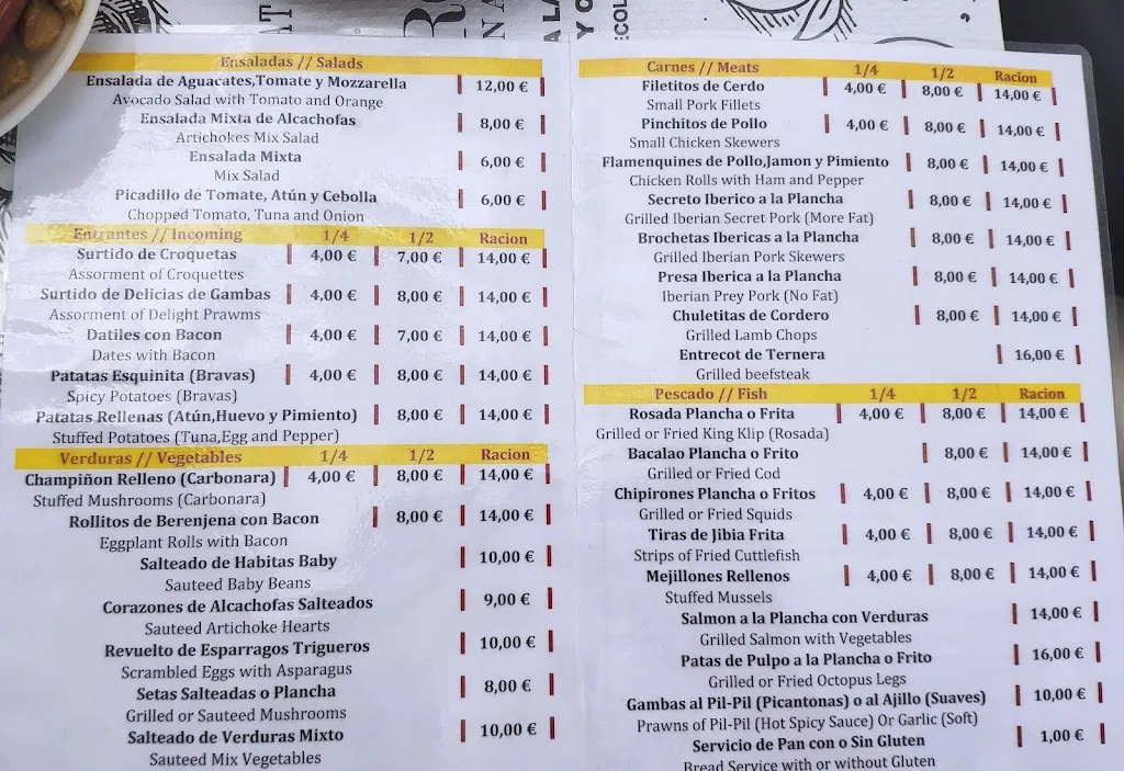 Menu_Restaurante La Esquinita Gaucín_Gaucín_image_1