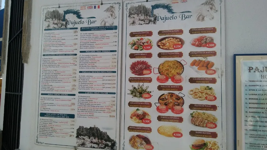 Menu_Pajuelo Bar Restaurante_Gaucín_image_1