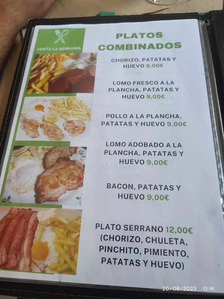 Menu_Venta La Serranía_Gaucín_image_2